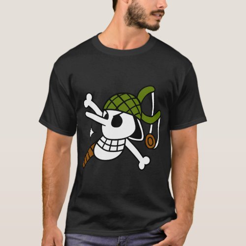 Go D Usopp Jolly Roger Sogeking Sniper King Pirate T_Shirt