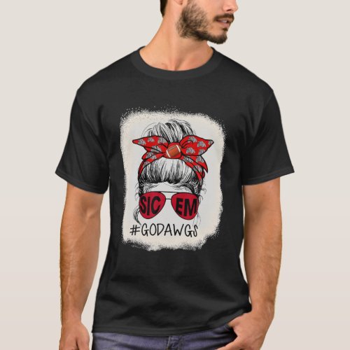 Go Dawgs SIC_EM Georgia Football Fans Sports Lover T_Shirt