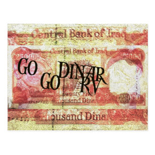 Iraqi Dinar Rv Gifts On Zazzle Go Dinar Rv Iraqi Postcard