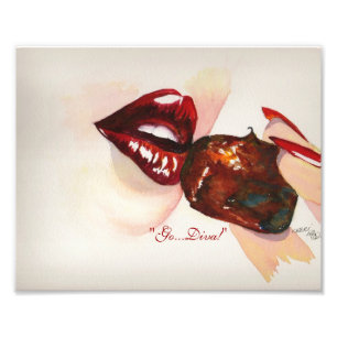 "Go...diva!"  Art Print