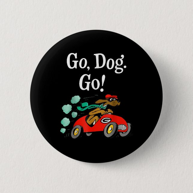 Go Dog Go Costume  Button (Front)