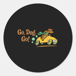Go Dog Go Costume T-shirt.png Classic Round Sticker