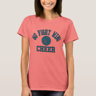 Go Fight Win Cheer Basketball Ringer T-shirt