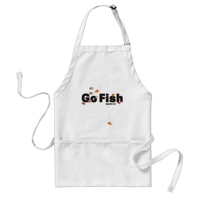 Go Fish Adult Apron (Front)