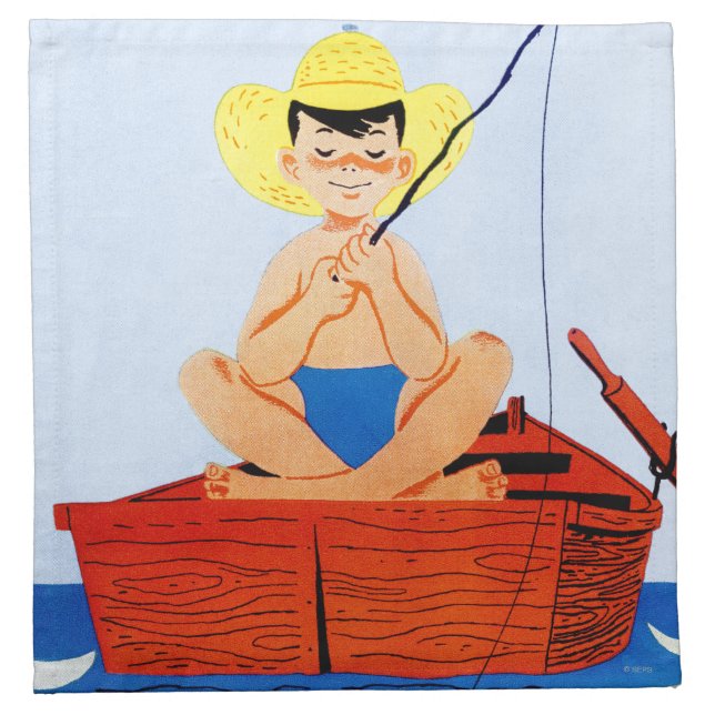 Go Fish Cloth Napkin (Front)