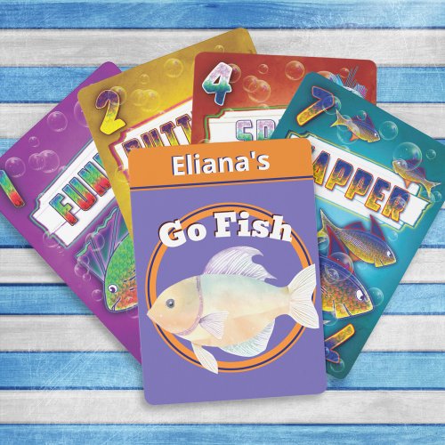 Go Fish Fun Bright Kids Childrens Card Game