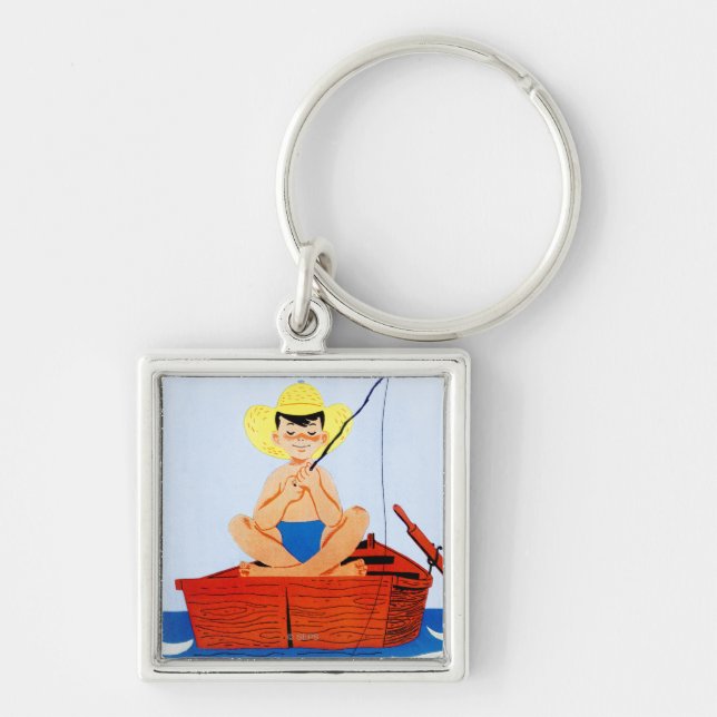 Go Fish Keychain (Front)