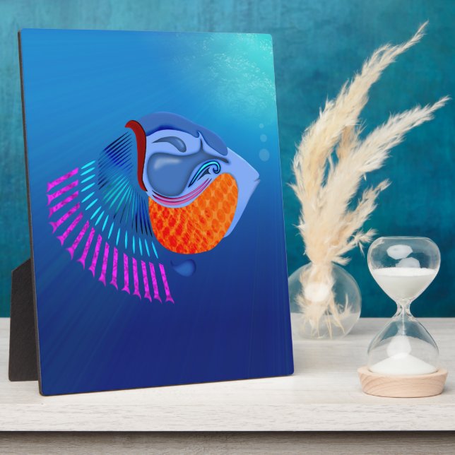 Go Fish Plaque (Side)