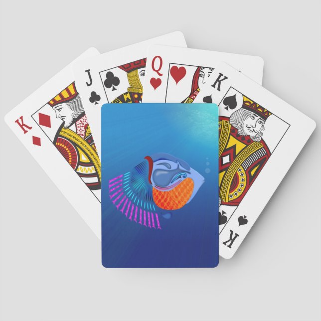 Go Fish Poker Cards (Back)