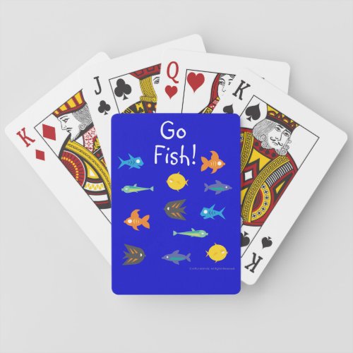 Go Fish_Some Things Fishy_deep blue sea 2 Poker Cards