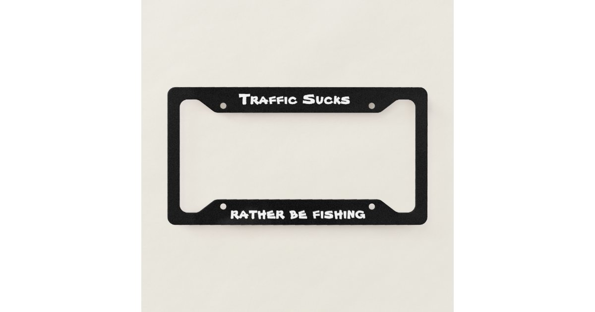 Flag Fish License Plate, Zazzle