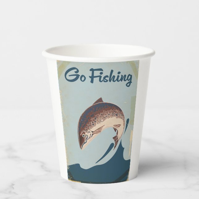 Go Fishing Paper Cups (Front)