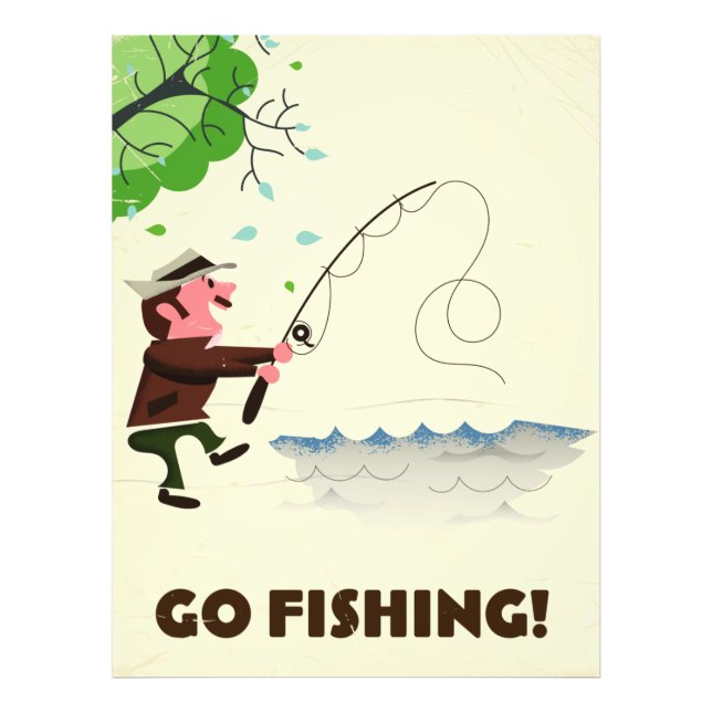 Go fishing. photo print (Front)