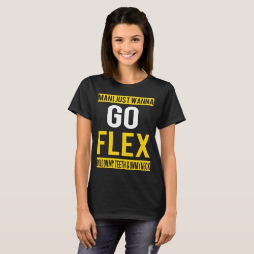 GO FLEX WHITE IVERSON POST MALONE FETTY WAP DRAKE T_Shirt