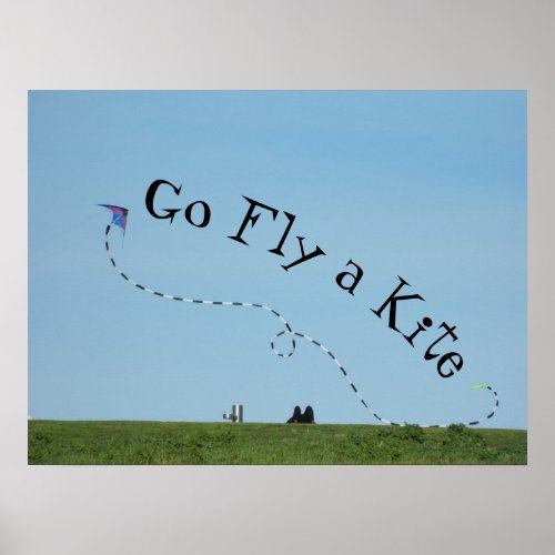 Go Fly a Kite  Idiom meaning Go away _early 1900s Poster