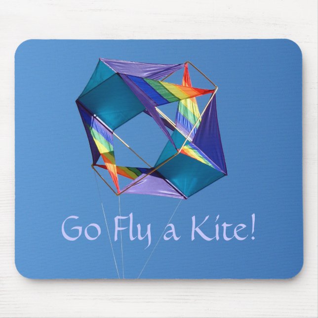 Go Fly A Kite! Mouse Pad (Front)