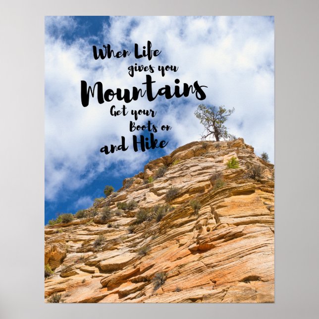 Go for a Hike Poster (Front)