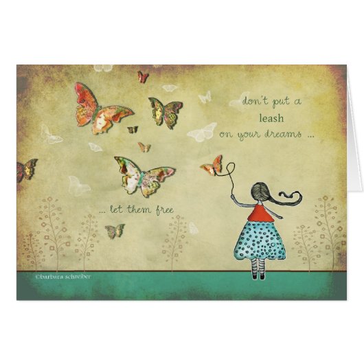 Go for it, follow your dreams cards (Front Horizontal)