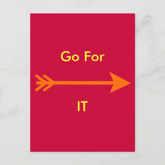 Go For IT jGibney The MUSEUM Zazzle Postcard