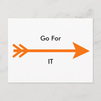 Go For IT The MUSEUM Zazzle Gifts Postcard