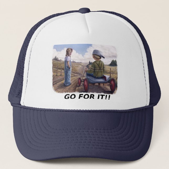 GO FOR IT! TRUCKER HAT (Front)