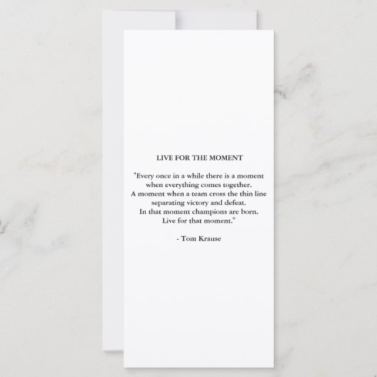 GO FOR YOUR DREAMS (Back)