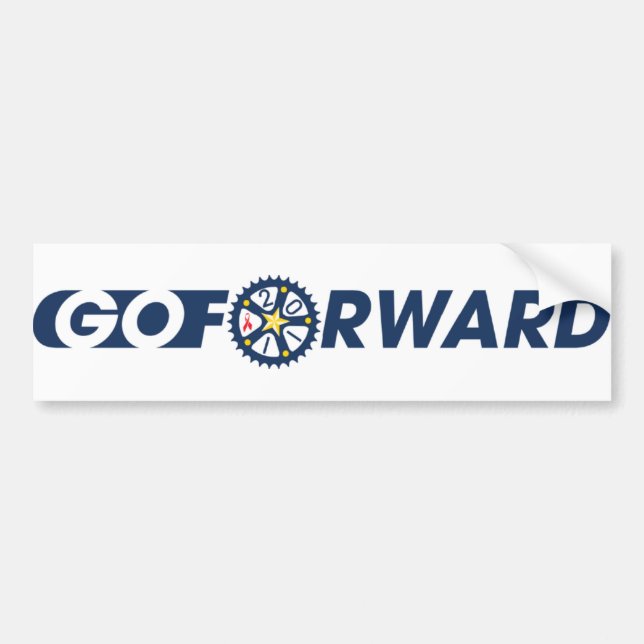 Go Forward Bumper Sticker (Front)