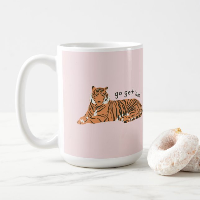 Go Get 'Em Tiger- Mug (With Donut)