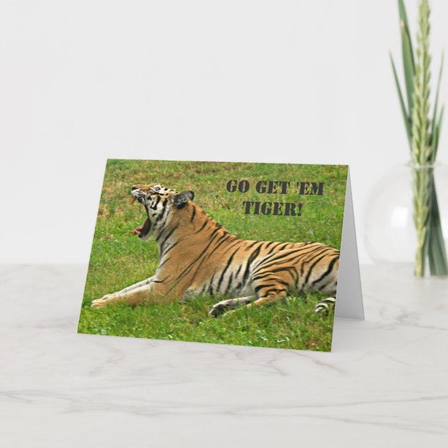 Go Get 'On Tiger! Card (Front)