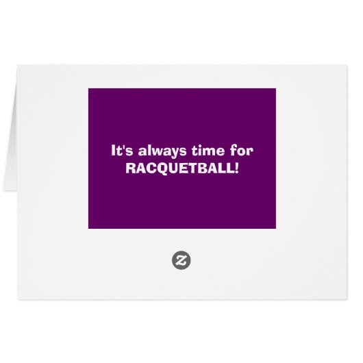 Go get your racquet! (Back Horizontal)