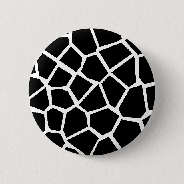 Go Giraffe Pinback Button (Front)