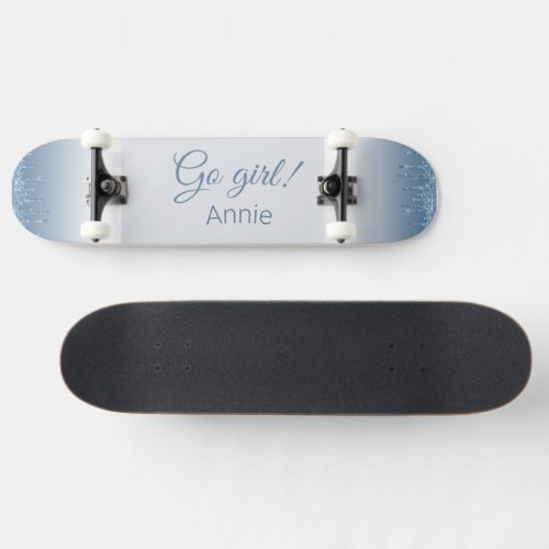 Go girl skateboard in glitter style