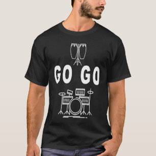 Go Go Music Drum set design! Washington DC T-Shirt