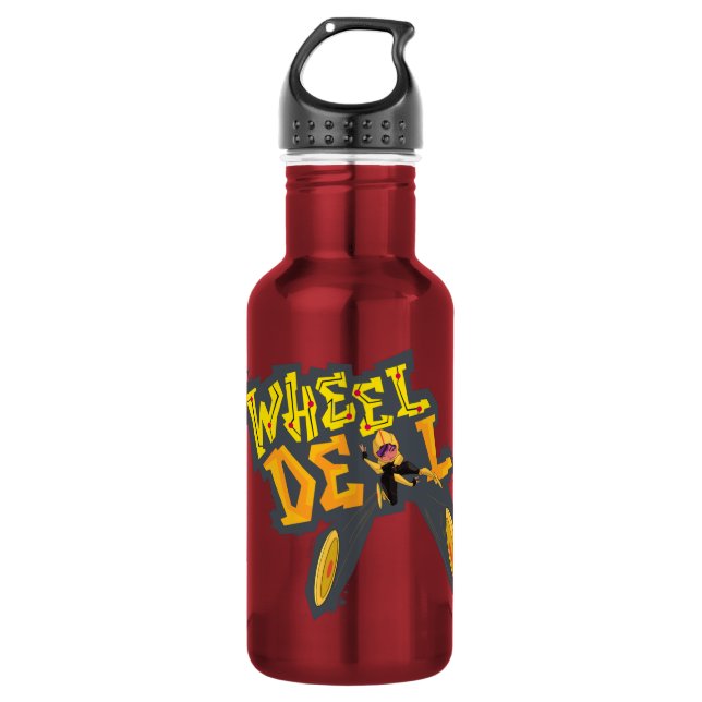 Go Go Tomago | Wheel Deal Stainless Steel Water Bottle (Front)