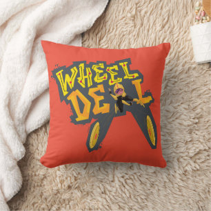 Go Go Tomago Wheel Deal Throw Pillow