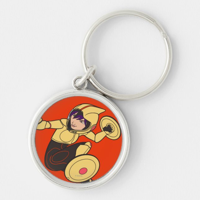 Go Go Tomago Yellow Suit Keychain (Front)
