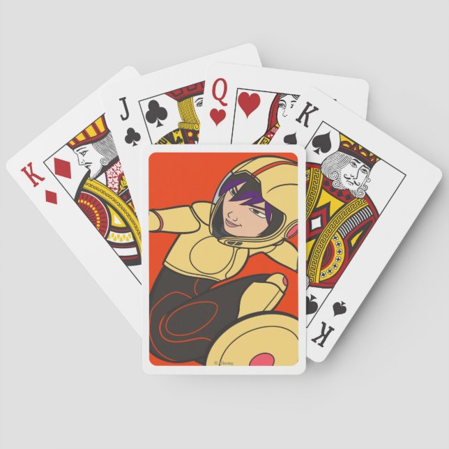 Go Go Tomago Yellow Suit Poker Cards (Back)