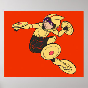 Go Go Tomago Yellow Suit Poster