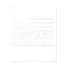 Go Gray In May Brain Cancer Awareness Month Premiu Poster
