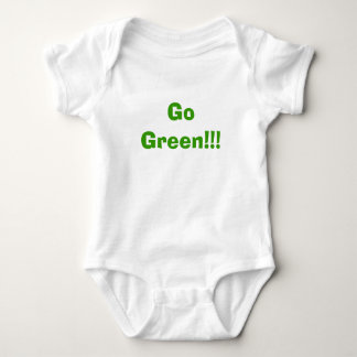Go Green!!! Baby Bodysuit