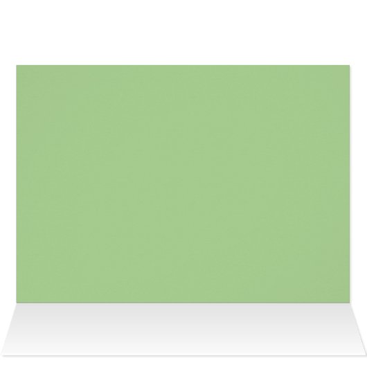 Go Green Bar Bat Mitzvah Thank You Card (Inside Horizontal (Top))