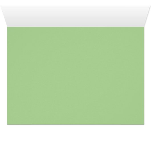 Go Green Bar Bat Mitzvah Thank You Card (Inside Horizontal (Bottom))