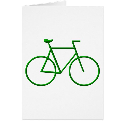 Go Green Bicycle Cards (Front)