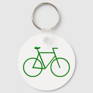 Go Green Bicycle Keychain
