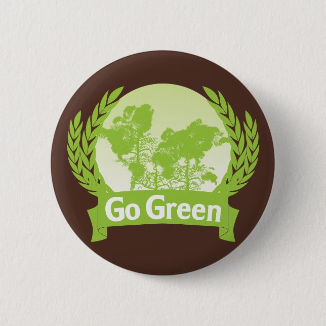 Go Green Button (Front)