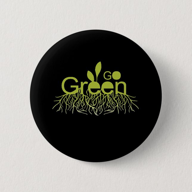 Go Green Button (Front)