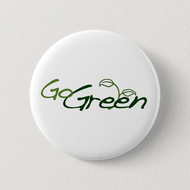 Go Green Button (Front)