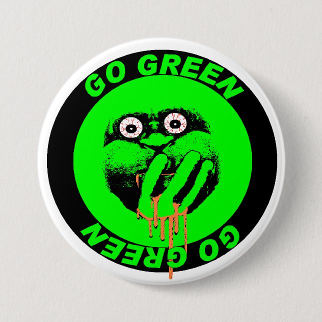 Go Green Button (Front)