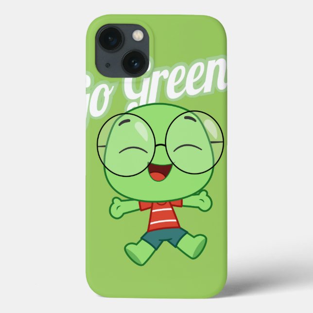 Go Green Case-Mate iPhone Case (Back)