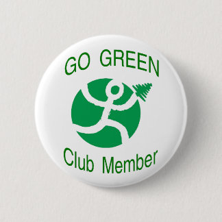 Go Green Club Member Button